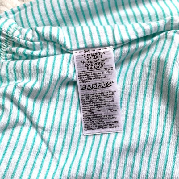 NWT Baby GAP Reversible Pants (Green) 12-18M - Picture 5 of 7